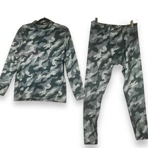 Starter‎ Mens Camo Base Layer Set Size Large Thermal Gym Athletic Skiing Workout